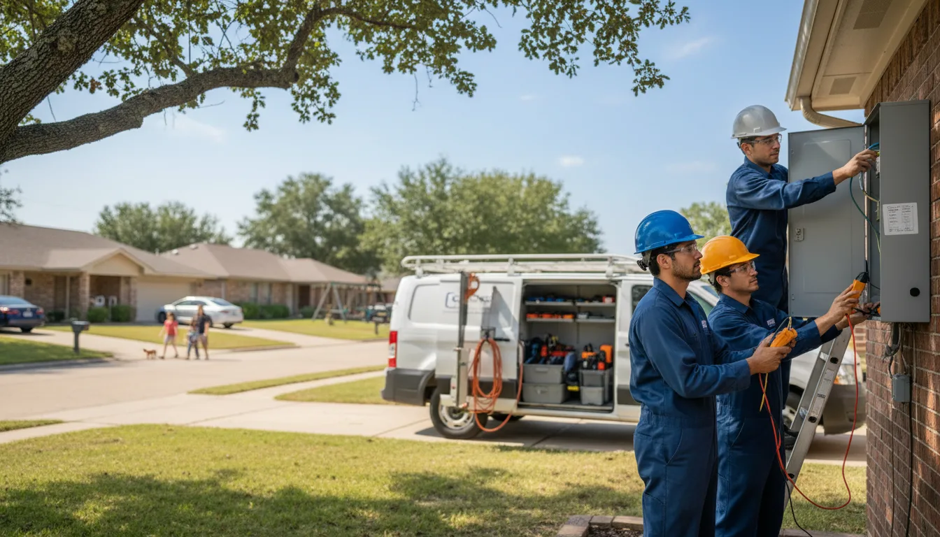 Certified electrician providing emergency electrical services in Larue, TX